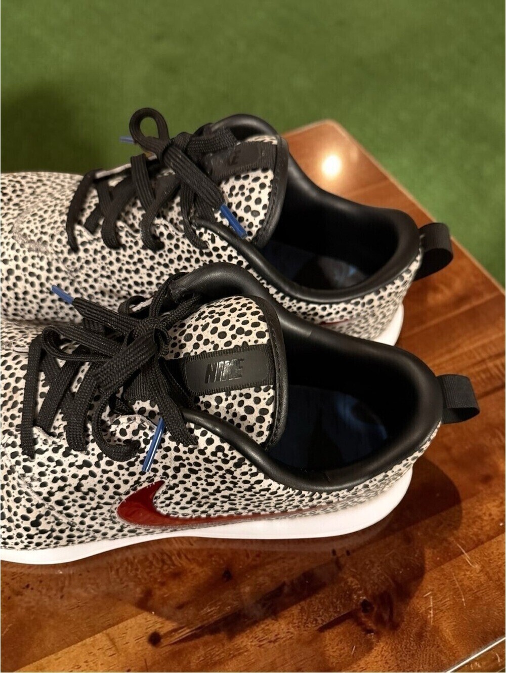 Nike Roshe Tour NRG Safari Bred Golf Shoes Size 10 Leopard Print Spiked Cleats - Picture 6 of 9